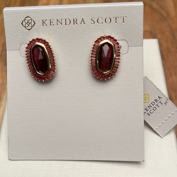 NWT Kendra Scott Baguette Ellie Earrings - Picture 1 of 10